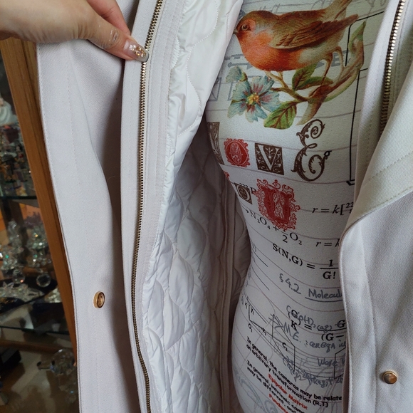 AGNONA Fall 2018 Alpaca Wool Cashmere FUR Tweed Coat 38 S M - Picture 8 of 12